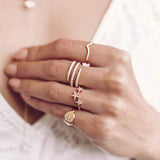 Diamond Coil Ring