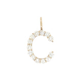Diamond Letter Charm
