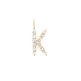 Diamond Letter Charm
