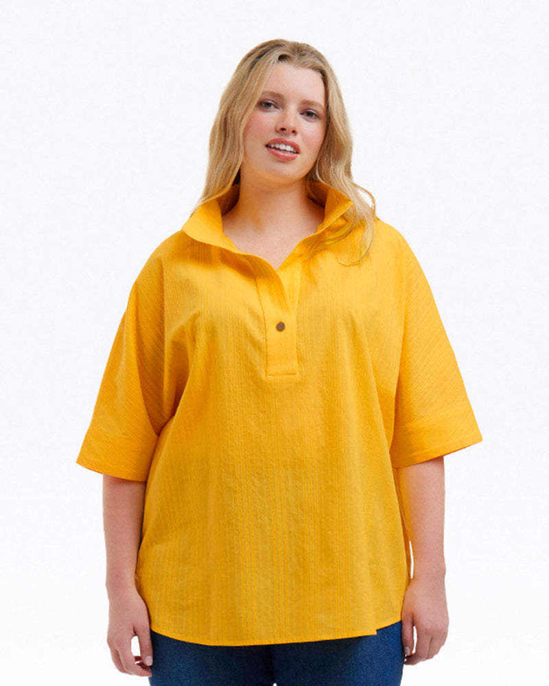 Logan Top in Cotton Dobby