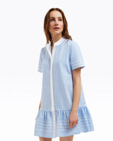 Molly Mini Dress in Oxford Shirting