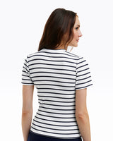 Stripe Crewneck Tee