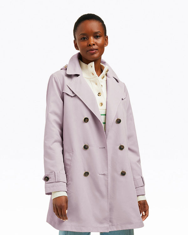 Meghan Trench Coat in Taro