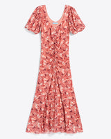 Mindy Midi Dress in Stretch Mesh