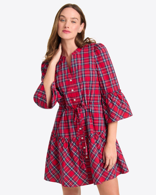 Avery Shirtdress in Angie Plaid