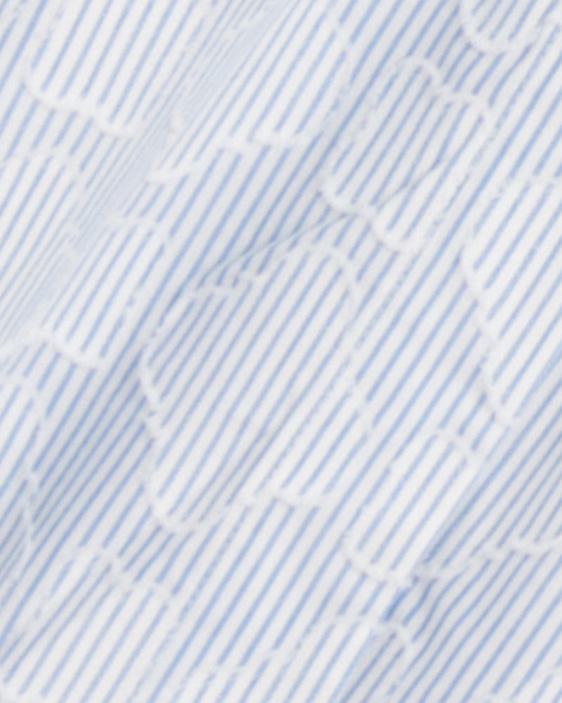 Sheena Shirtdress in Textured Stripe