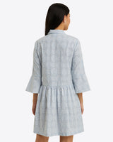 Sheena Shirtdress in Textured Stripe