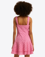 Ashland Sleeveless Mini Dress in Eyelet