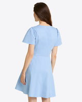 Mae Love Circle Dress in Light Blue
