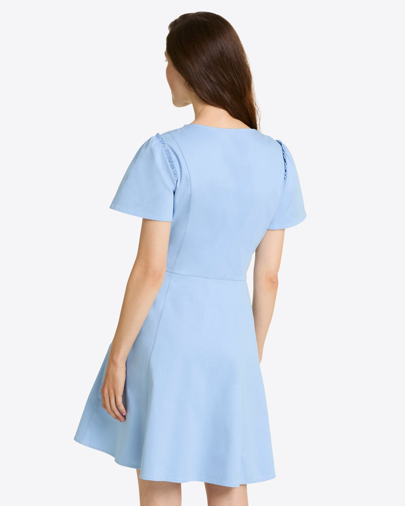Mae Love Circle Dress in Light Blue