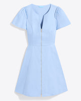Mae Love Circle Dress in Light Blue