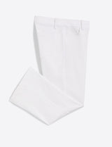 Wide Leg Jeans in White Denim