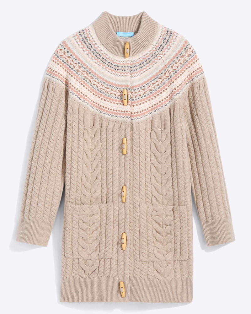 Fairisle Toggle Sweater