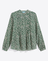Evangaline Long Sleeve Top in Gauzy Cotton