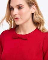 Long-Sleeve Sadie Shift Dress in Ponte