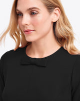 Long-Sleeve Sadie Shift Dress in Ponte