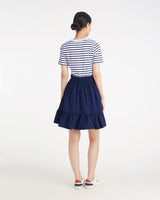 Wilson Mini Dress in Navy Stripe