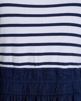 Wilson Mini Dress in Navy Stripe