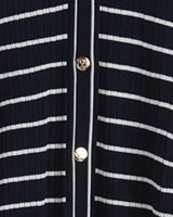 Judy Striped Knit Dress in Navy Stripe