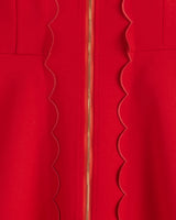 Sleeveless Mae Love Circle Dress in Red