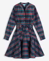 Imogen Mini Shirtdress in Taffeta