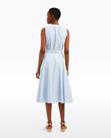 Leanna Midi Shirtdress in Oxford Shirting