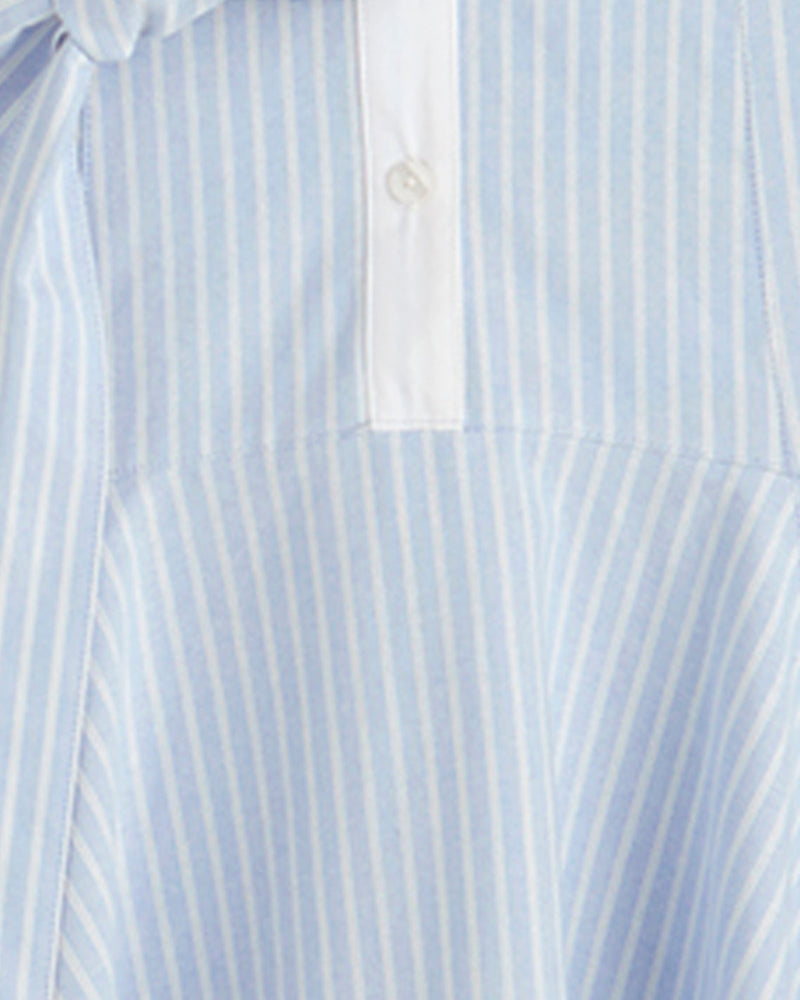 Leanna Midi Shirtdress in Oxford Shirting