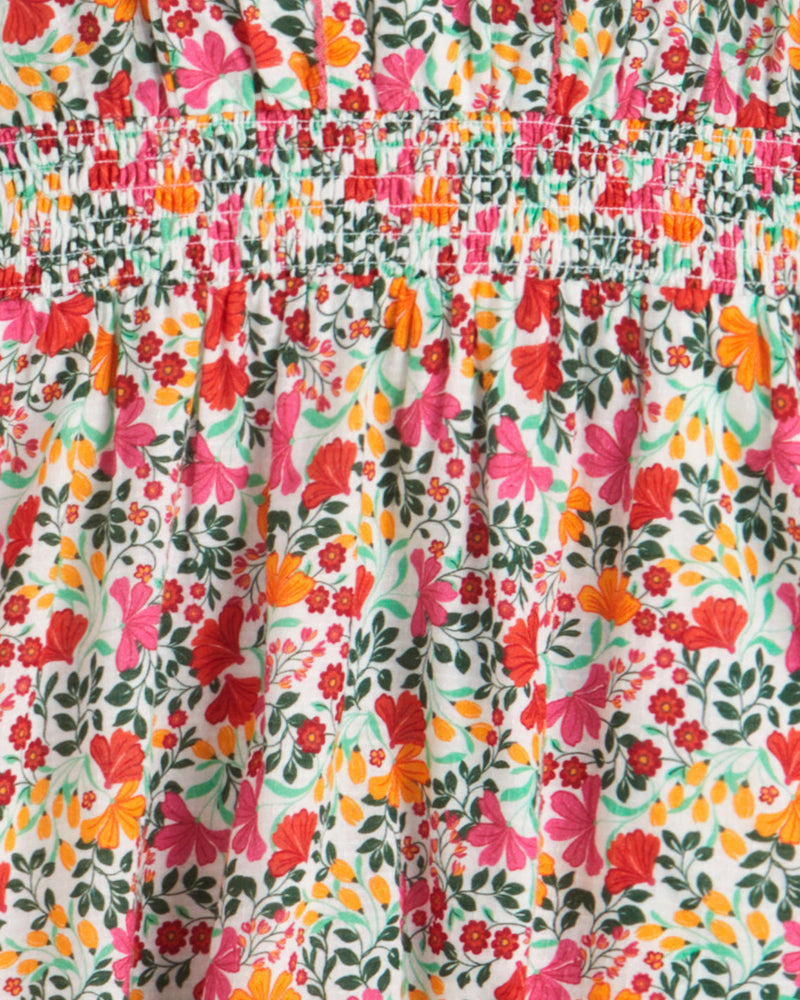 Gabby Mini Dress in Coneflowers