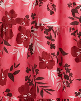 Katie Midi Dress in Spring Floral