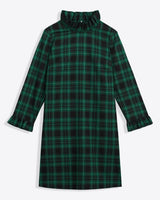 Lindsay Shift Dress in Blackwatch Plaid