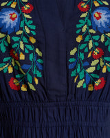 Wilson Mini Dress with Floral Embroidery
