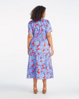 Hollie Midi Dress in Floating Floral
