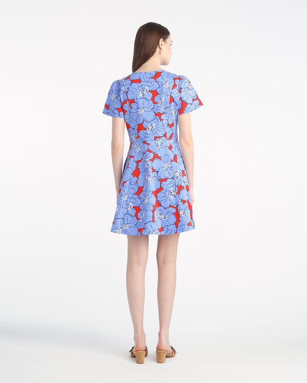 Mae Love Circle Mini Dress in Floating Floral