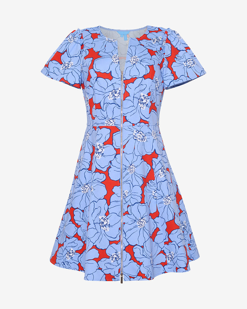 Mae Love Circle Mini Dress in Floating Floral