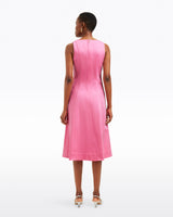 Genevieve Square Neck Sleeveless Midi Dress
