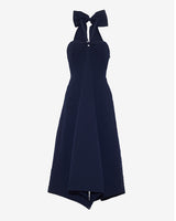 Violeta Halter Neck Dress in Seersucker