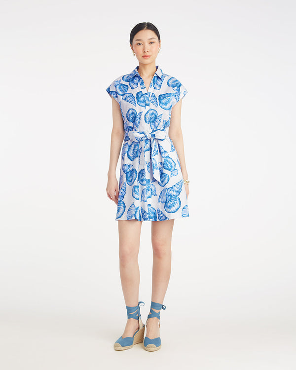 Trisha Shirtdress in Seashells