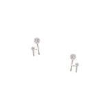 Diamond Huggie Earrings