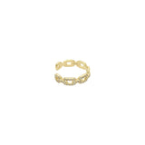 Diamond Chain Cuff Earring