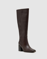 Jeanie Leather Knee Boot