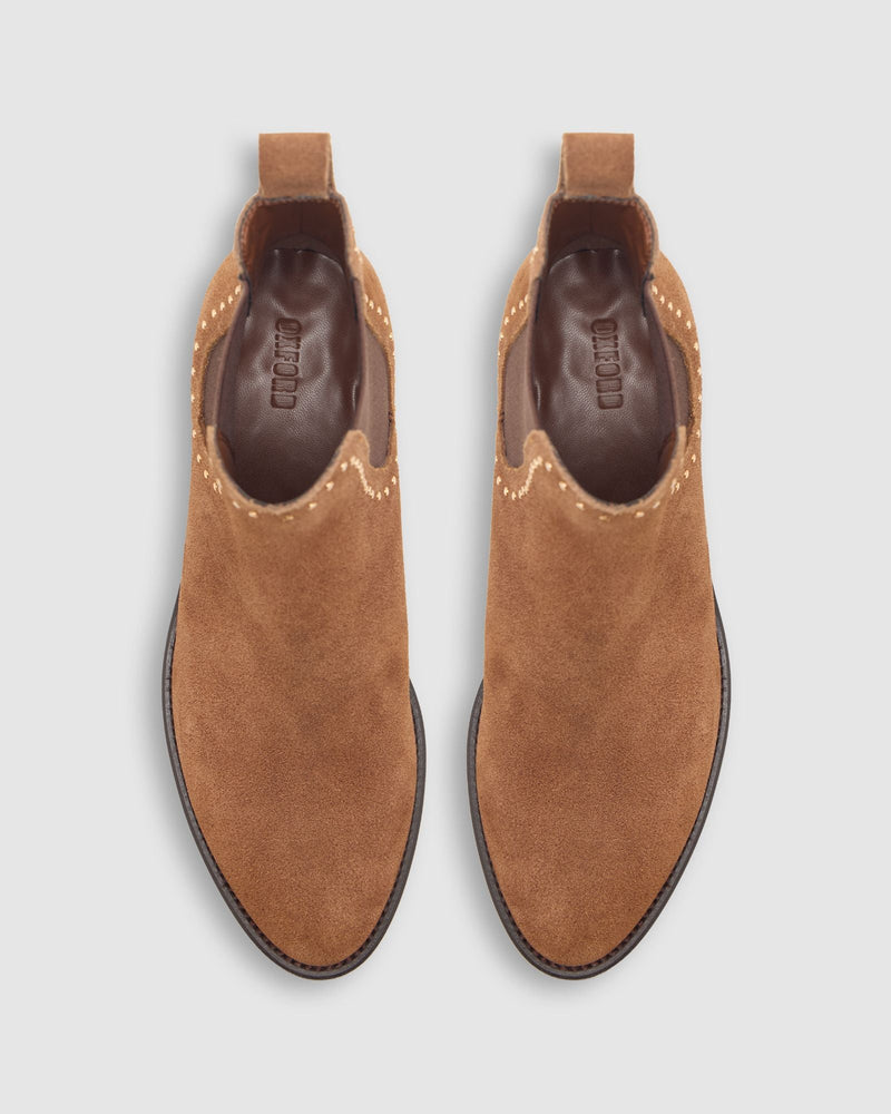 Jolanda Suede Chelsea Boot