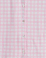 Scallop Sara Pajama Set in Pink Gingham