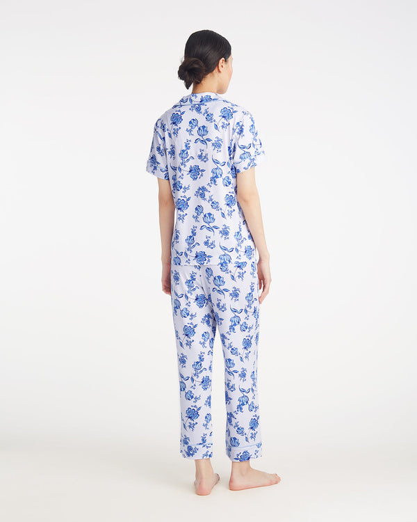 Linda Pajama Set in Magnolia Toile