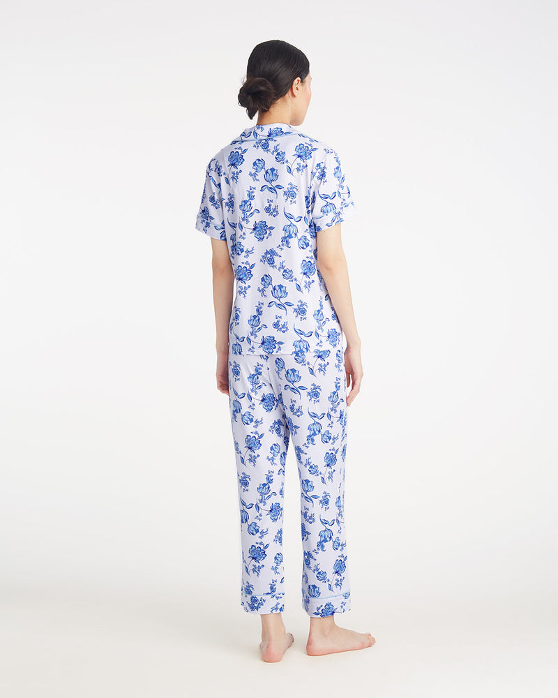 Linda Pajama Set in Magnolia Toile