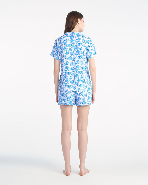Sara Pajama Set in Seashells