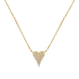 Mini Diamond Heart Necklace