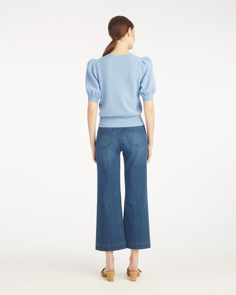 Short Sleeve Cashmere Sweater