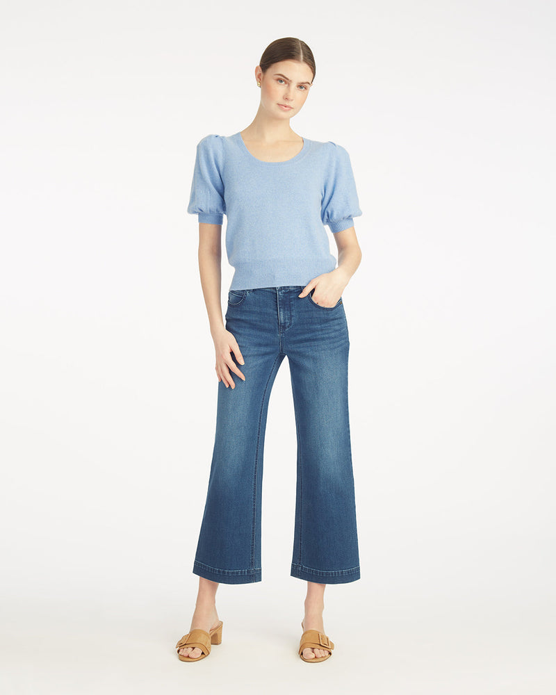 Short Sleeve Cashmere Sweater