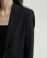 Ebony Wool Stretch Suit Jacket