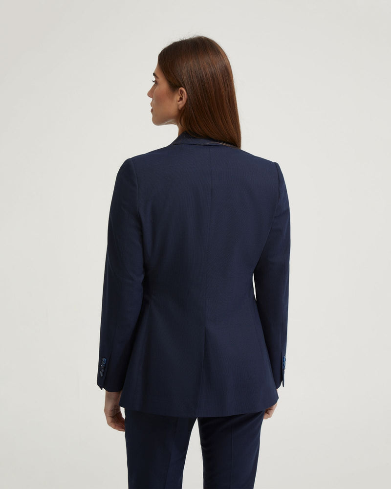 Ebony Wool Stretch Suit Jacket